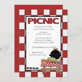 Convites para Picnic