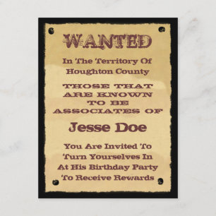 Convites para Poster desejados para o Partido Temi