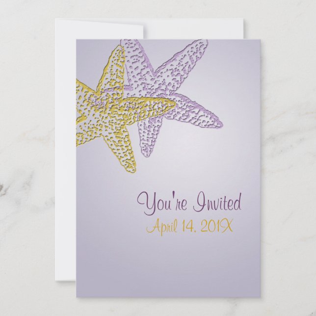 Convites para praia DIY/em qualquer ocasião (Frente)