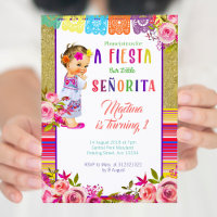 Convites para primeiro aniversario mexicano