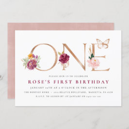 Convites para primeiros aniversarios | Saffron Ros