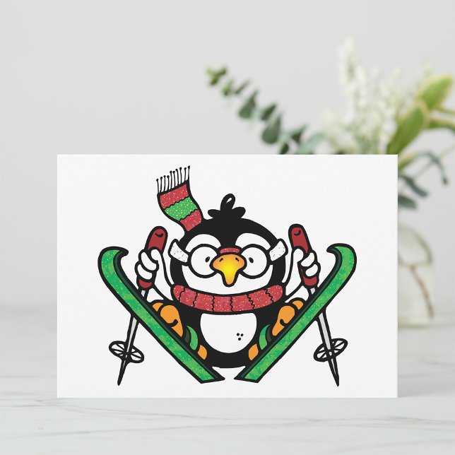 Convites para Pulsação de Esqui de Pinguim (Criador carregado)