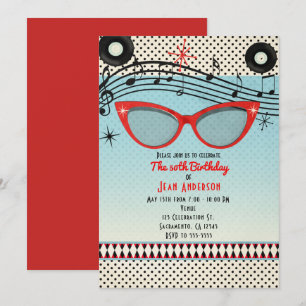 Convites para QUALQUER EVENTO Retro Vintage Anos 5