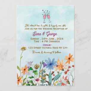 Convites para Recepção de Casamento