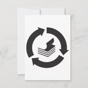 Convites para Reciclagens de Papel