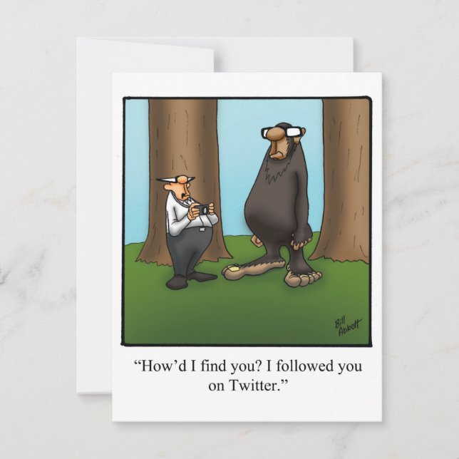 Convites para Reunião Familiar Engraçada (Frente)