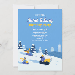 Convites para Tubo na Neve