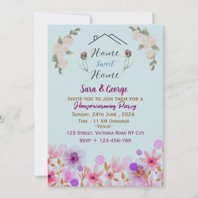 Convites para Uso Doméstico (Frente)