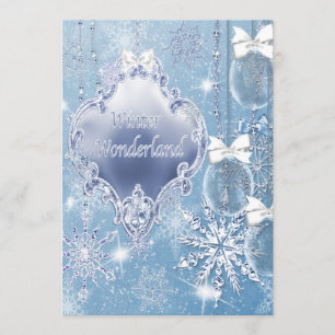 Convites para Winter Wonderland Winter Prom
