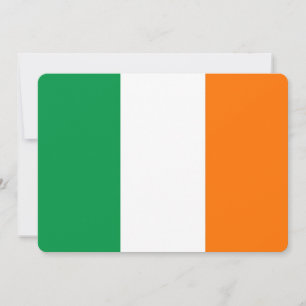 Convites patrióticos com a Irish Flag