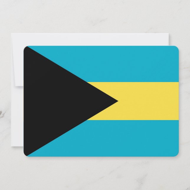 Convites patrióticos com Bahamas Flag (Frente)
