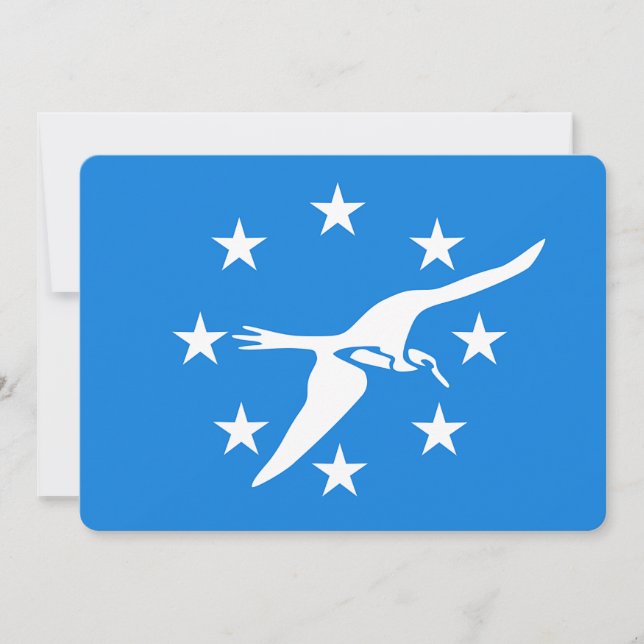 Convites patrióticos com bandeira de Corpus Christ (Frente)