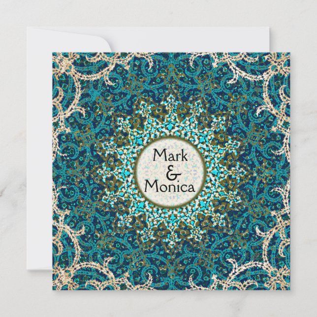 Convites persas do teste padrão (Frente)