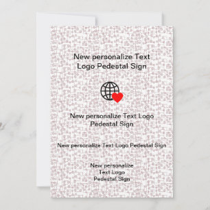 Convites Personalizados Cartões Chatos Elegantes