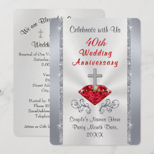 Convites Personalizados de 40 Anos de Christian