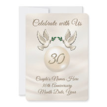 Convites Personalizados de Aniversário de 30 Anos 