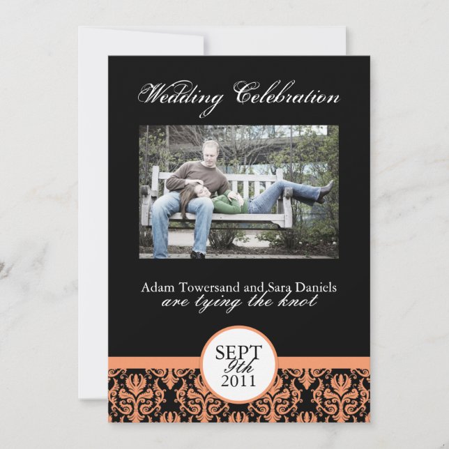 Convites personalizados de casamento (Frente)