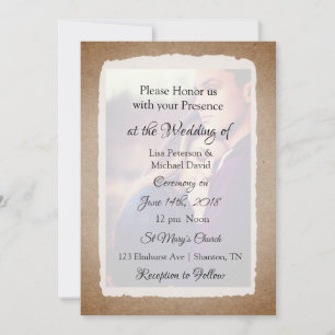 Convites personalizados de casamento de fotos
