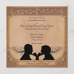 Convites Personalizados de Cerimônia de Compromis