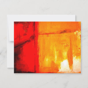Convites Personalizados de Pintura de Abstrato Mod