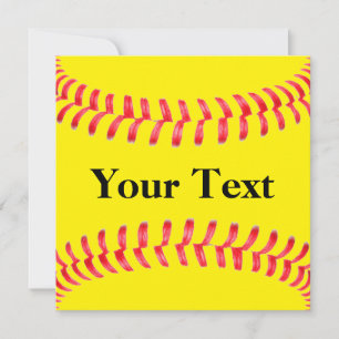 Convites Personalizados de Softball