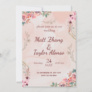 Convites personalizados elegantes