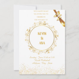 Convites personalizados para casamento | Elegante,