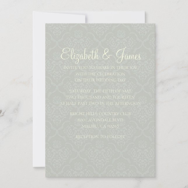 Convites personalizados para Casamentos tema damas (Frente)
