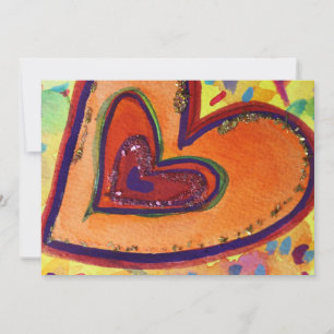 Convites Personalizados para Corações Felizes ou C