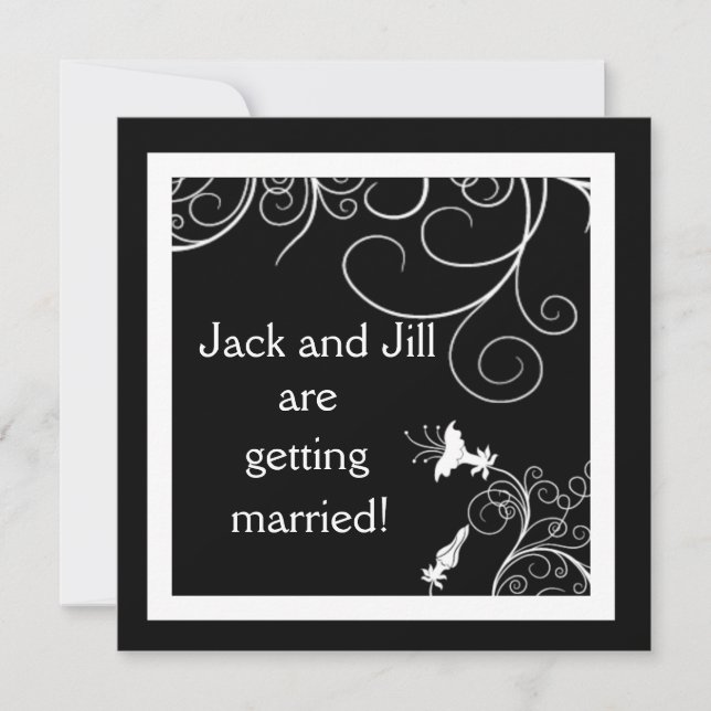 Convites personalizados para empresas com Design A (Frente)