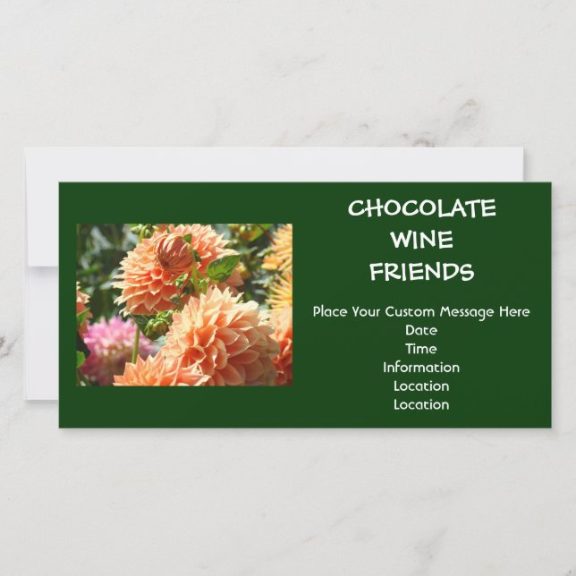 Convites personalizados para Evento de Amigos do V (Frente)
