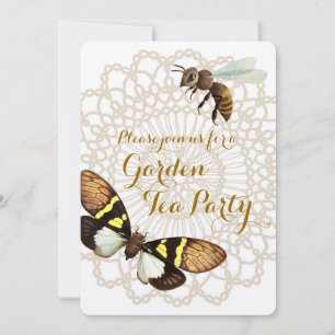 Convites Personalizados para Festa do Chá no Jardi
