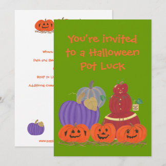 Convites Personalizados para Jantar de Halloween c