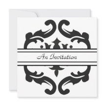 Convites personalizados para Na moda Black & White