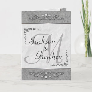 Convites personalizáveis para casamento de Orname