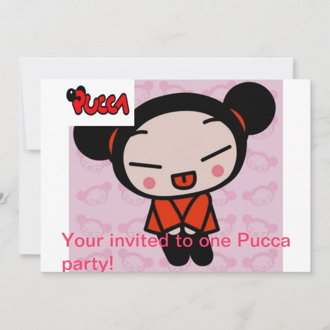 Convites Pucca (Frente)