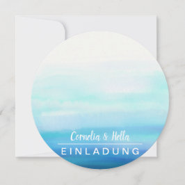 Convites Românticos Pastéis cheios de cor