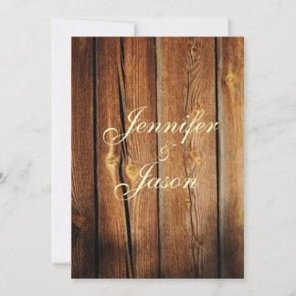 Convites Rustic Country Barn Wood Wedings