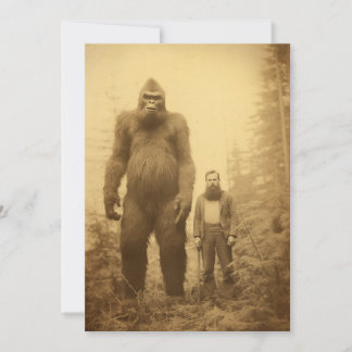 Convites Sasquatch/Pé Grande, Criaturas Míticas, D