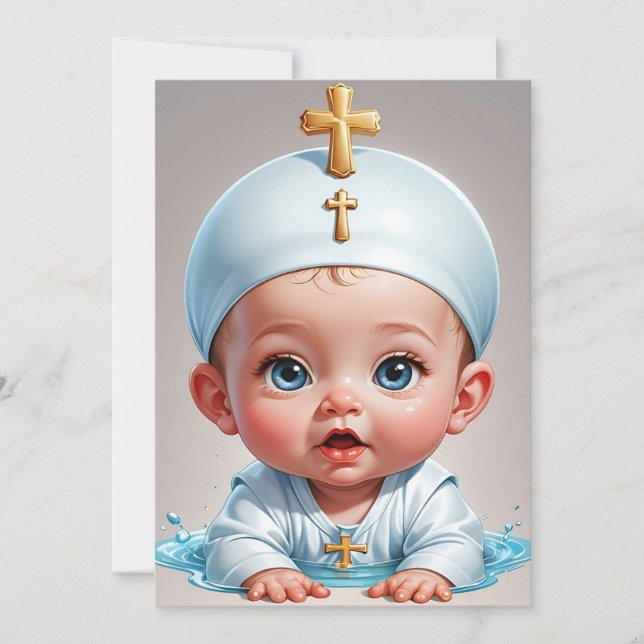 convites simples e minimalistas modernos para bati (Frente)