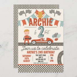 Convites Temáticos de Carros de Corrida – Perfeito