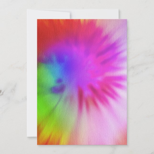 Convites Tie Dye (Frente)