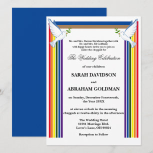 Convites tradicionais para Casamento Judaico - Arc