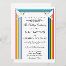 Convites tradicionais para Casamento Judaico - Arc