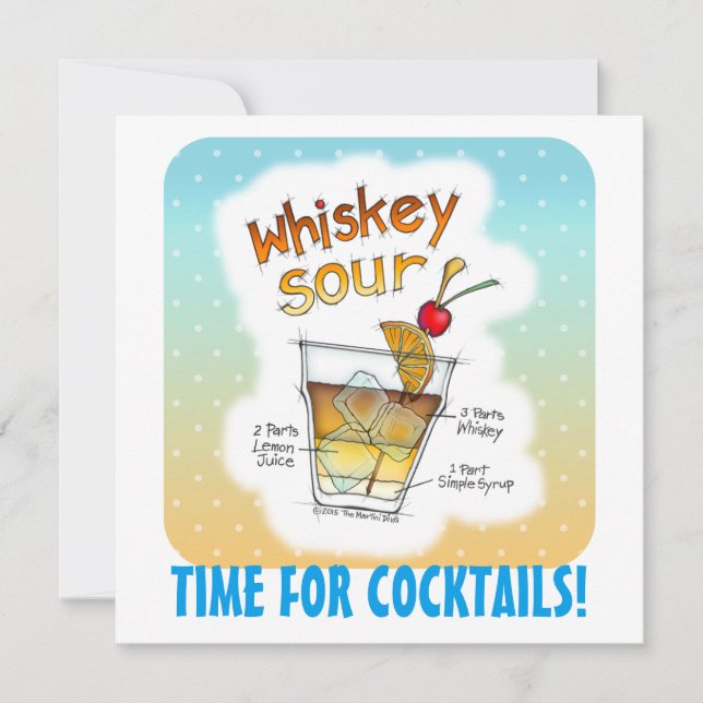 CONVITES - UÍSQUIANO DE ARTE DE COCKTAIL (Frente)