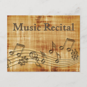 Convites unisex do considerando da música do