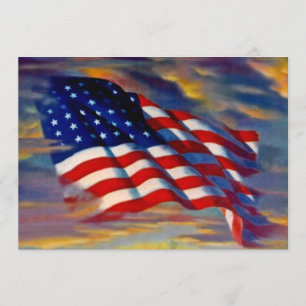 Convites vazios das nuvens de ondas da bandeira