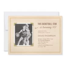 Convites velhos do aniversário da foto do fraseio