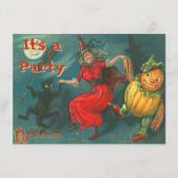 Convites Vintage Halloween