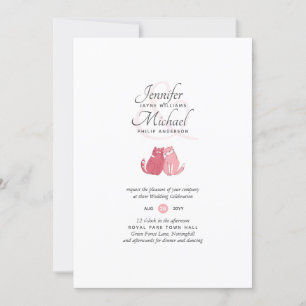 Convocação para Casamento de Corais com Gatos Mo
